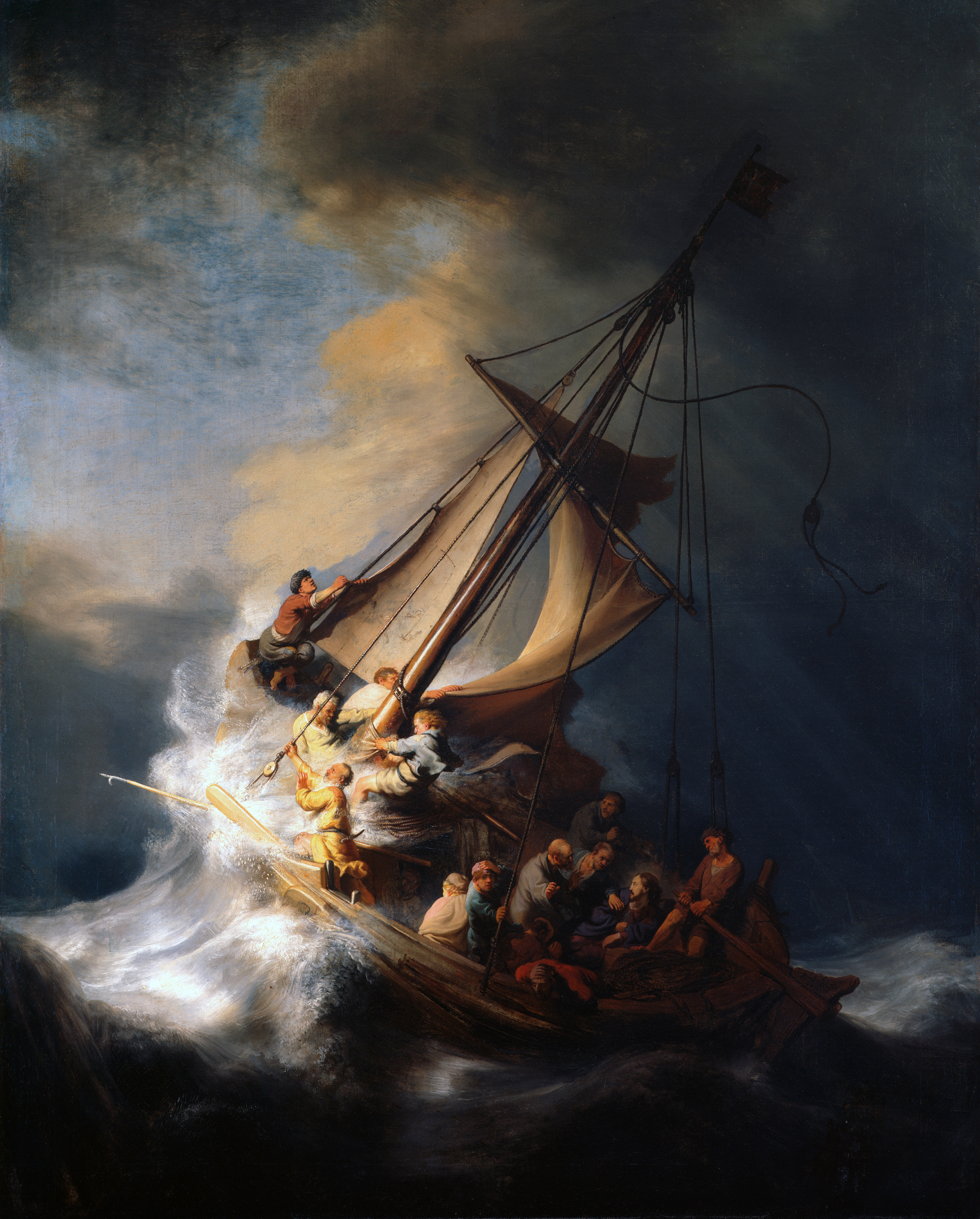 Christ on the Lake of Galilee by Rembrandt