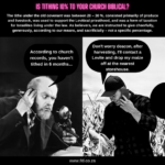 Is Tithing 10% To Your Church Biblical? Nope
