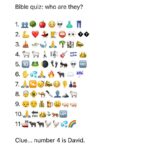 See If You Can Name The 11 Bible Characters Translated Into The Language Of Emoji