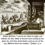 Daniel Sees Four Beasts Come Up Out Of The Sea